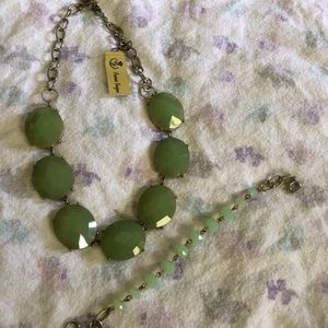 Necklace and bracelet